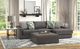 Jackson Furniture Minori 3-Piece Steel Right-Arm Facing Sectional with Ottoman-1