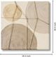 Classy Living Organic Textured Abstract Circles Wall Art-2
