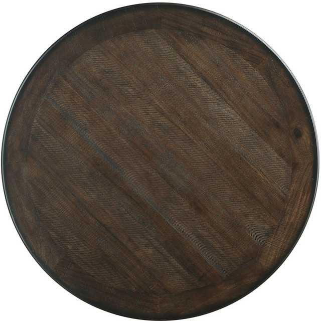 Homelegance® Asher Antique Black Round Counter Height Table-3