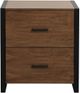 Homelegance® Sedley Rustic Black/Walnut File Cabinet-2