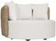 Uttermost® Sunset Oatmeal/Oyster White Outdoor Round Swivel Day Bed-0