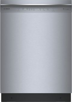Bosch® 300 Series 24" Stainless Steel Front Control Built In Dishwasher