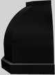Vent-A-Hood® Designer Series 48" Black Wall Mounted Range Hood-3