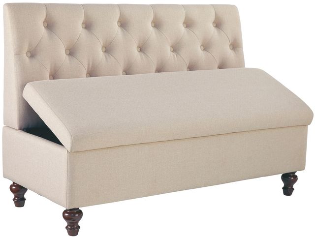 Signature Design by Ashley® Gwendale Light Beige Storage Bench-1