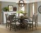 Elements International Stone Grey Round Dining Table-1
