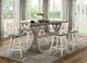 Homelegance® Amsonia Distressed Gray/White Swivel Counter Height Chair-1
