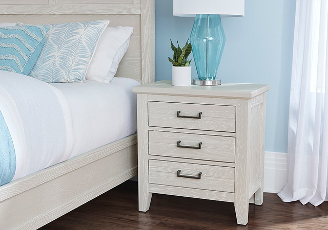 Artisan & Post by Vaughan-Bassett Passageways Oyster Gray Nightstand-1