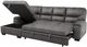 Mazin Furniture Michigan 2-Piece Dark Gray Left-Arm Facing Pullout Sleeper Sectional and Chaise-2