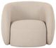 Moe's Home Collection Rae Beige Check Plastic/Polyester Outdoor Accent Chair-1