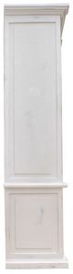 Cottage Creek Furniture Bahari Distressed White/Slate Showcase-4
