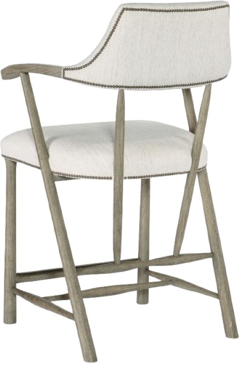 Hooker® Furniture Linville Falls Stack Rock Mink/Remington Porcelain Counter Stool-3