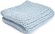 Hush Knit Dusty Blue Weighted Blanket-0