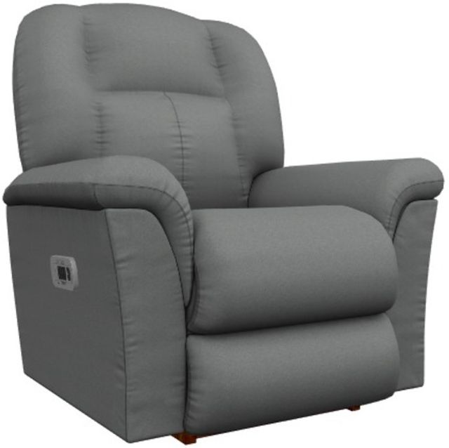 La-Z-Boy® Jasper Ice Power Rocking Recliner with Headrest and Lumbar-0