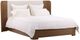 Dovetail Furniture Chadwick Cream/Natural King Upholstered Panel Bed-0