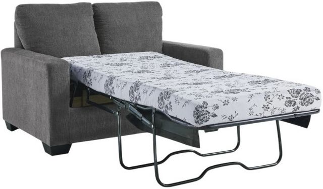 Signature Design by Ashley® Rannis Pewter Twin Sofa Sleeper-3