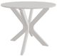 Telescope Casual 5W8Y Warm Gray Polymers 23" Outdoor MGP Slat Round End Table-2