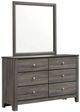 Elements International Sami Gray Dresser and Mirror-0