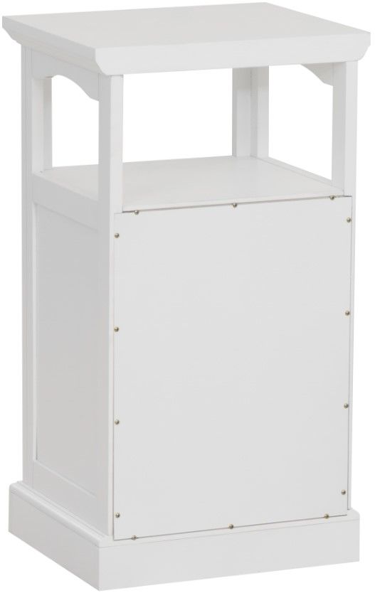 Linon Scarsdale White Demi Cabinet-4