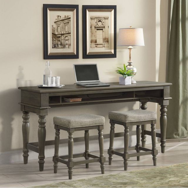 Intercon Balboa Park Roasted Oak Sofa Bar Table-1