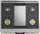 Monogram® Statement Collection 36" Stainless Steel Pro Style Dual Fuel Range with 4 Burners and Griddle-4