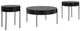 Signature Design by Ashley® Ardoline 3-Piece Smoke Glass Top Occasional Table Set with Matte Black Base-3