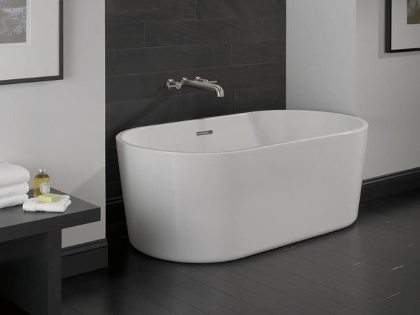 Delta Trinsic® Stainless Wall Mounted Tub Filler-3