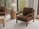 International Furniture Direct Milan Brown Chair-3