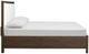 Magnussen Home® Llewellyn Columbian Walnut/Merino Pearl Upholstered King Panel Bed-2