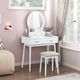 Homelegance® Camilla White Youth Vanity Dresser with Mirror and Stool Set-0