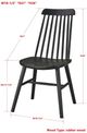Forty West Lloyd Black Wash Chair -1