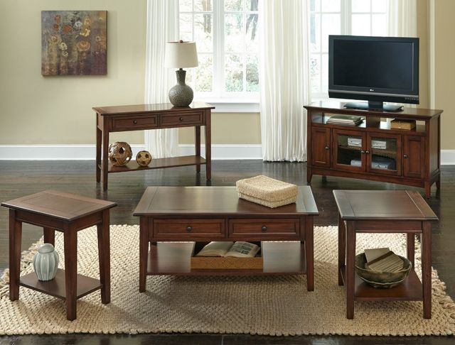 A-America® Westlake Cherry Brown Sofa Table-1