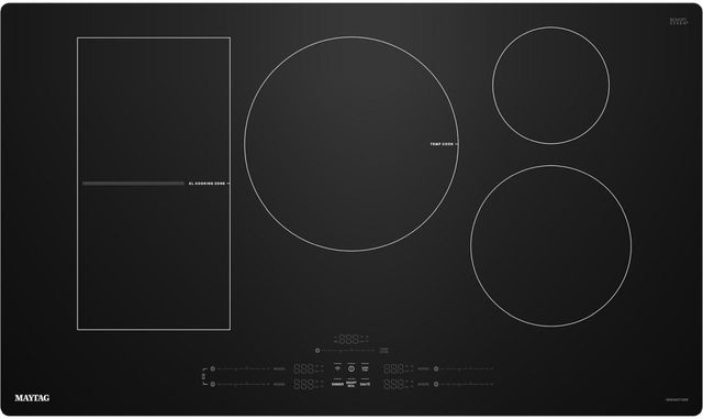 Maytag® 36" Black Induction Cooktop with Power Boost-0