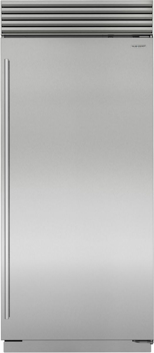 Sub-Zero® Classic Series 36" 22.8 Cu. Ft. Stainless Steel Column Refrigerator-0