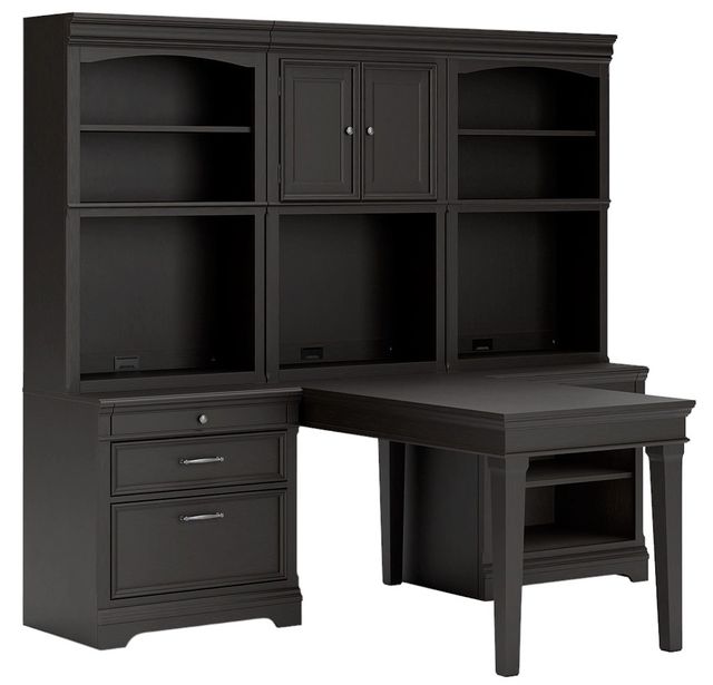 Signature Design by Ashley® Beckincreek 6-Piece Black Office Desk Set-0