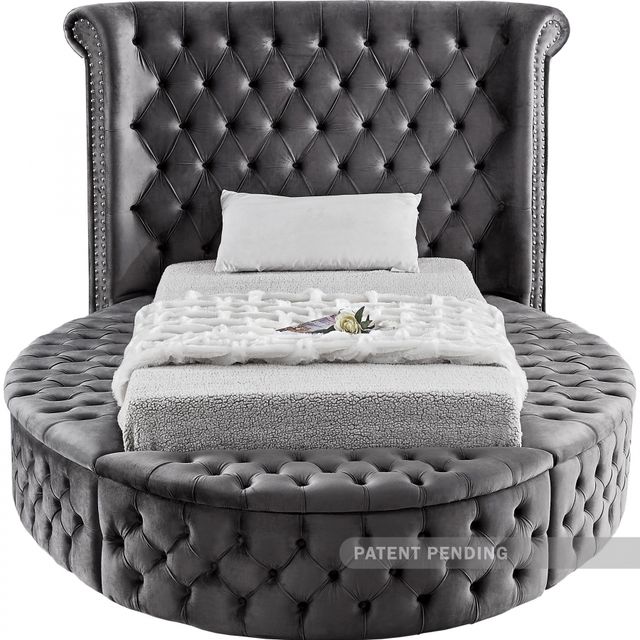 Meridian Furniture Luxus Grey Full Bed-1