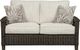 Signature Design by Ashley® Paradise Trail Medium Brown Loveseat with Cushion-1