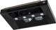 FORNO® Aria Series Alta Qualita 36" Black Wall Mounted Range Hood  -4