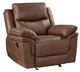 New Classic® Home Furnishings Ryland Brown Manual Glider Recliner-0