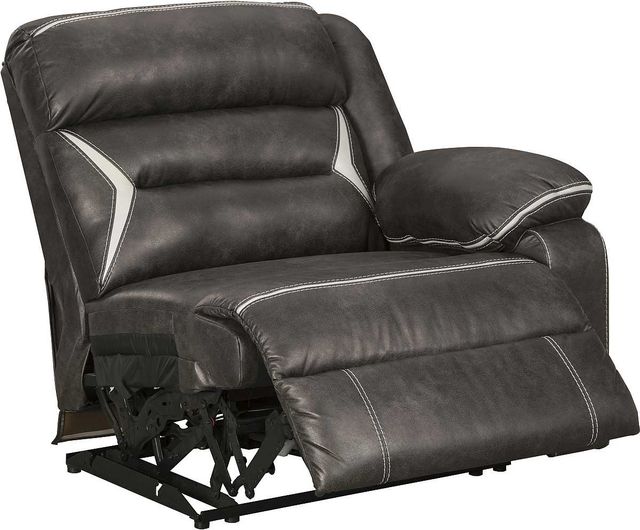 Signature Design by Ashley® Kincord 4-Piece 109" Midnight Curved Power Reclining Sectional -4