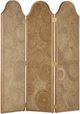 Currey & Company Marjorie Skouras Natural/Weathered Oak Screen-1