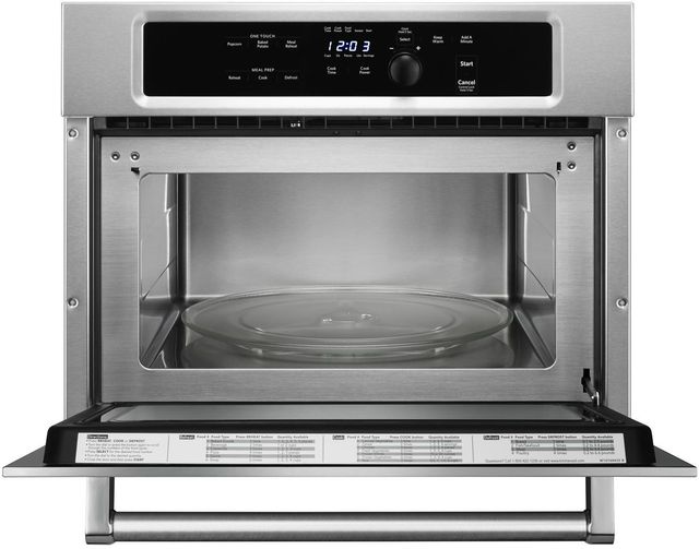 KitchenAid® 1.4 Cu. Ft. Stainless Steel Built In Microwave-2