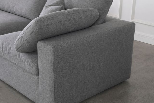 Meridian Furniture Serene 7-Piece Grey Deluxe Cloud Modular Sectional Set-3