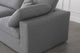 Meridian Furniture Serene 7-Piece Grey Deluxe Cloud Modular Sectional Set-3