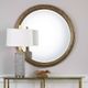Uttermost® Spera Gold Round Mirror-1