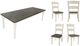 Jofran Inc. Madison County Table and 4 Side Chairs Dining Set-0