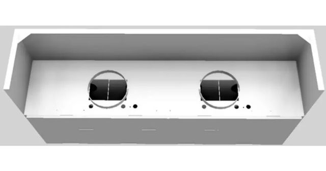 Vent-A-Hood® 54" White Wall Mounted Range Hood-2