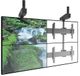 Chief® FUSION™ Black Micro-Adjustable 2 x 2 Large Ceiling Mount-1