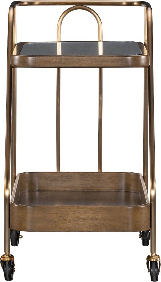 Hooker® Furniture Commerce and Market Light Caramel/Sunlit Bronze Wine and Bar Cart-4