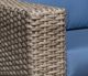CabanaCoast® Customizable Louvre Wicker Outdoor Sofa-4