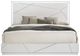 ACME Furniture Esther White/Silver High Gloss Eastern King Panel Bed-3